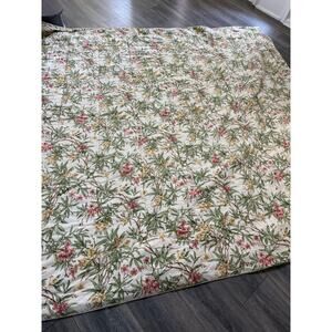 CHAPS RALPH LAUREN Key Biscayne Botanical Tropical Full/Queen Comforter Shams